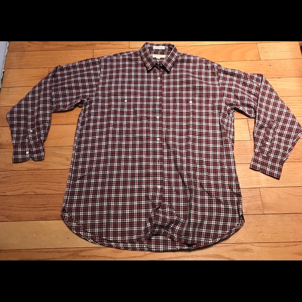 Brooks brothers plaid shirt